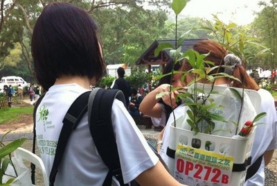 每組植樹隊伍都需要設(shè)計和制造承載用具，運送樹苗和種植工具到指定植樹場。