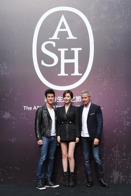 左起：李治廷先生、李多海小姐、<br />ASH品牌設(shè)計師Patrick Ithier先生